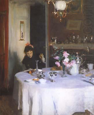 John Singer Sargent The Breakfast Table (mk18) china oil painting image